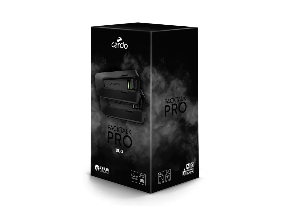 Представлен Cardo Packtalk Pro Duo: двойной комплект для мотоциклетных коммуникаторов — фото 4
