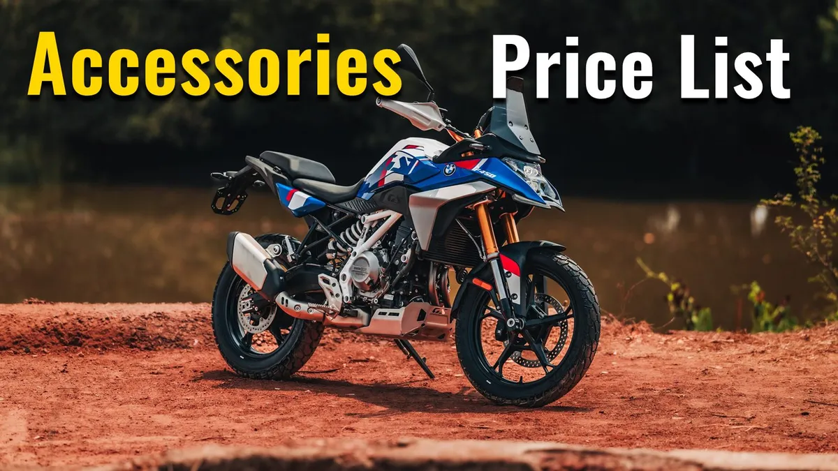 Прайс-лист на аксессуары для BMW F 450 GS: это не должно было удивить