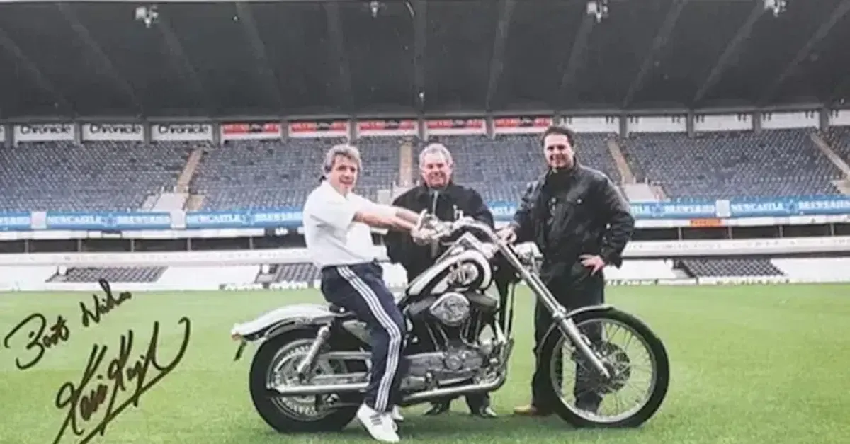 Harley-Davidson из Ньюкасла уходит с молотка: Кевин Киган продает мотоцикл ради борьбы с раком