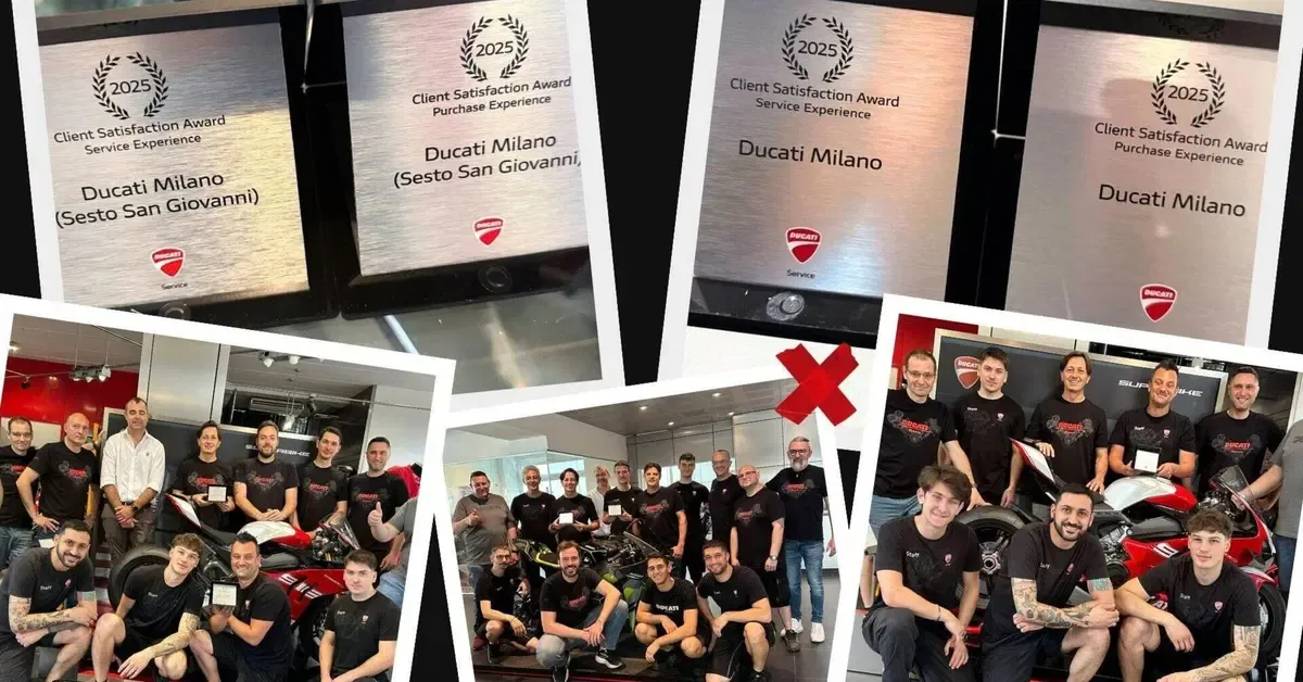 Ducati Milano берет двойную победу на Client Satisfaction Award 2025