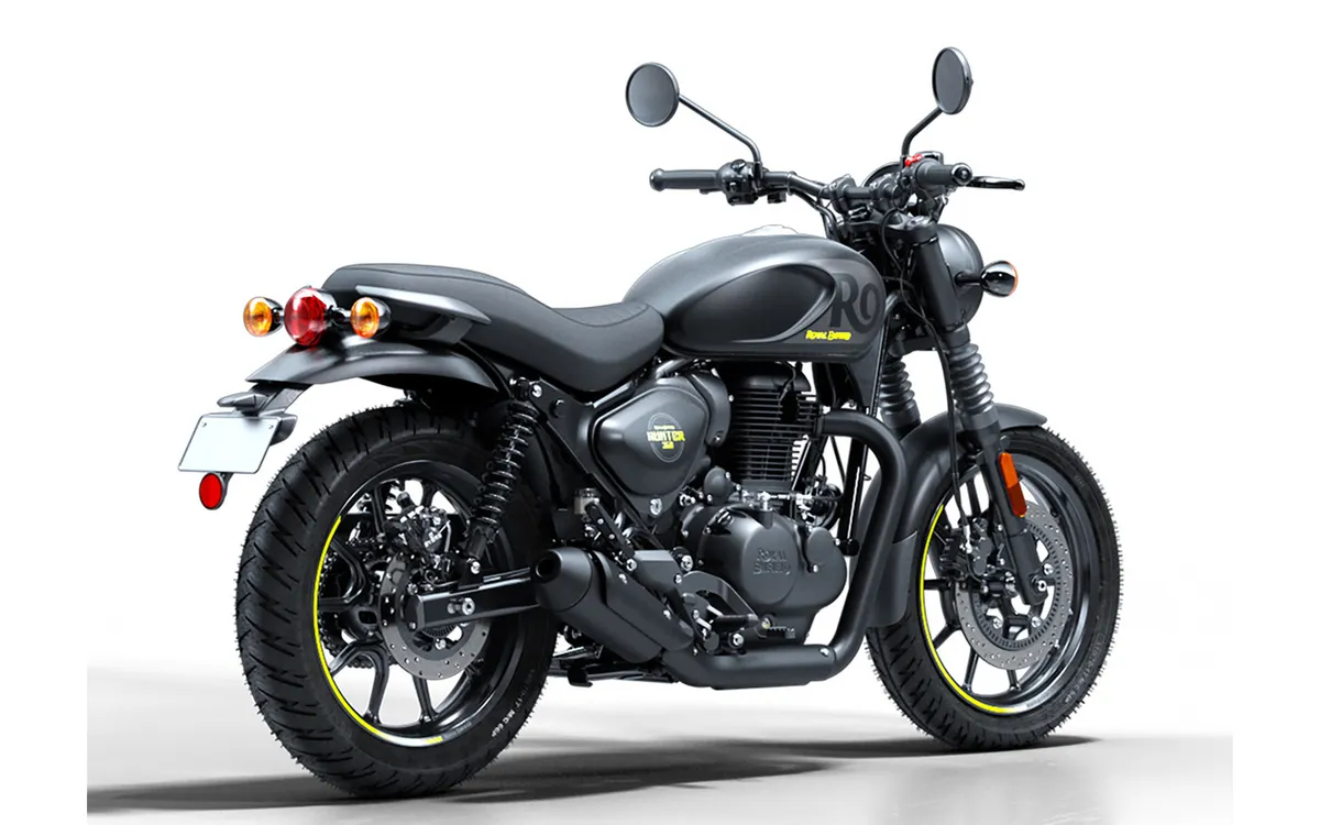 Royal Enfield представила новый цвет Graphite Grey для модели Hunter 350 по цене 650 100 иен — фото 2