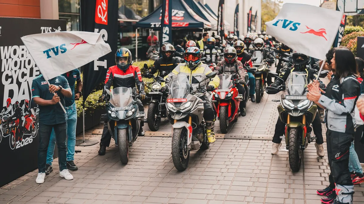 TVS Motor Company объединила более 1000 райдеров в общенациональном движении за безопасность в рамках Всемирного дня мотоциклиста