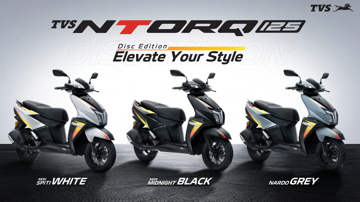 Новые цвета TVS NTORQ 125: свежий дизайн перед праздничным сезоном — фото 2