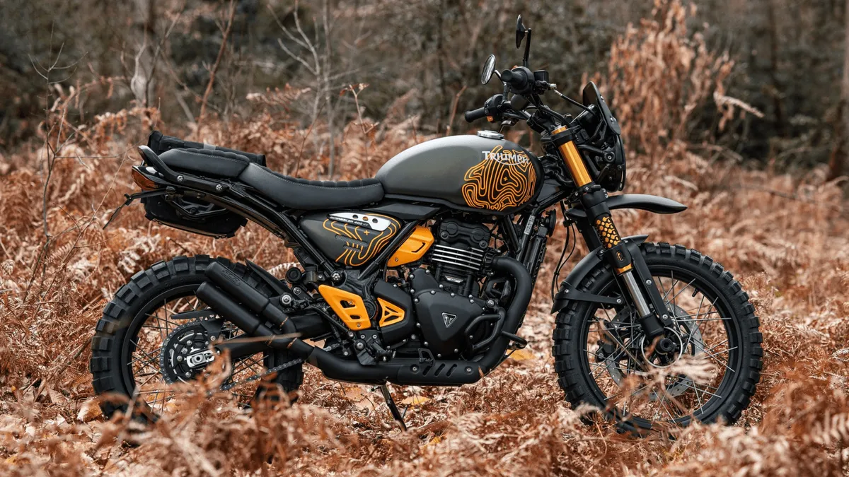 FCR Original создаёт кастомный Triumph Scrambler 400 Escape