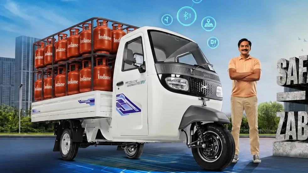 TVS и IndianOil объединяются для экологичной доставки газовых баллонов по всей Индии — фото 3