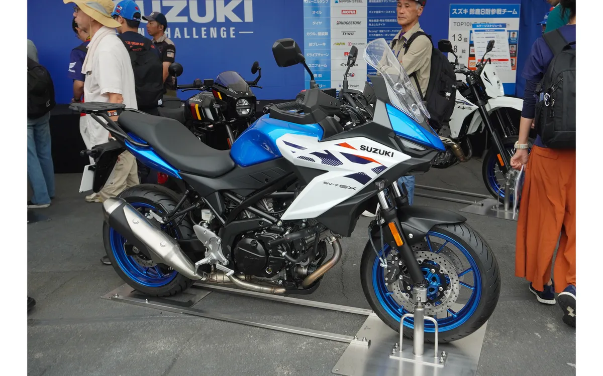 Легендарный 645-кубовый V-twin возвращается в новом кроссовере: проверяем посадку и оснащение Suzuki SV-7GX на гонке Suzuka 8 Hours
