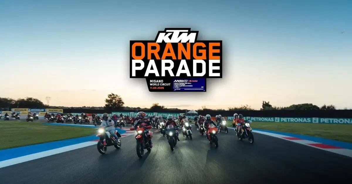 KTM Orange Parade 2026 — оранжевая волна в Мизано с Акостой, Биндером, Бастианини и Виньялеса!