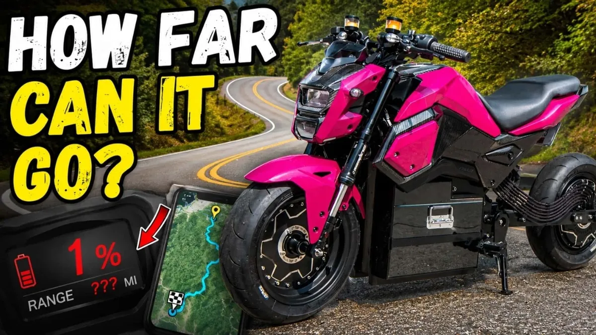 Какой запас хода у этого прокачанного электро-Honda Grom с массивной батареей? — фото 4