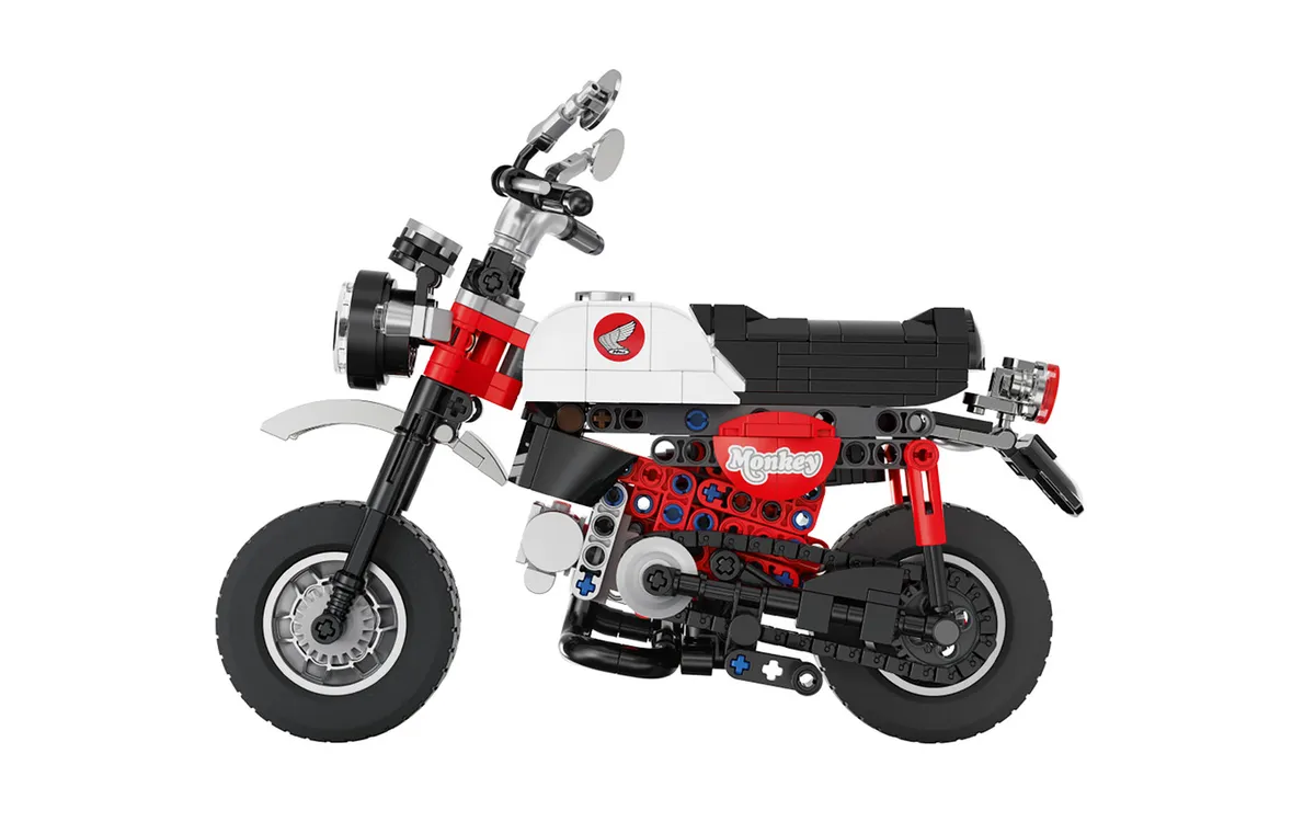 Блоки для сборки Honda Monkey 125: 527 деталей, официальный лицензионный продукт