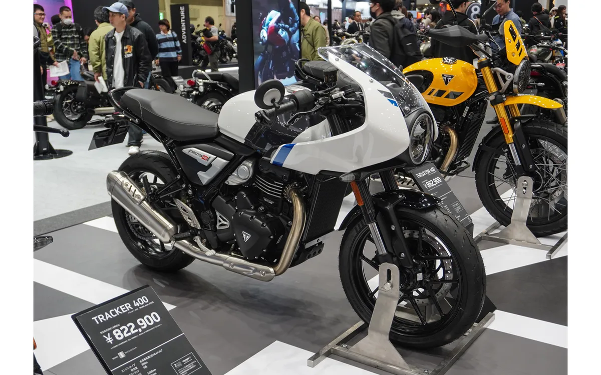 Триумф представил новые 400-кубовые модели Thruxton 400 и Tracker 400 на Токийском мотосалоне 2026