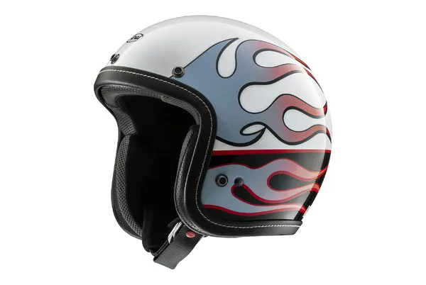 Шлемы Arai: запуск малого джет-шлема «Classic AIR CHOPPER» с традиционным пламенным узором