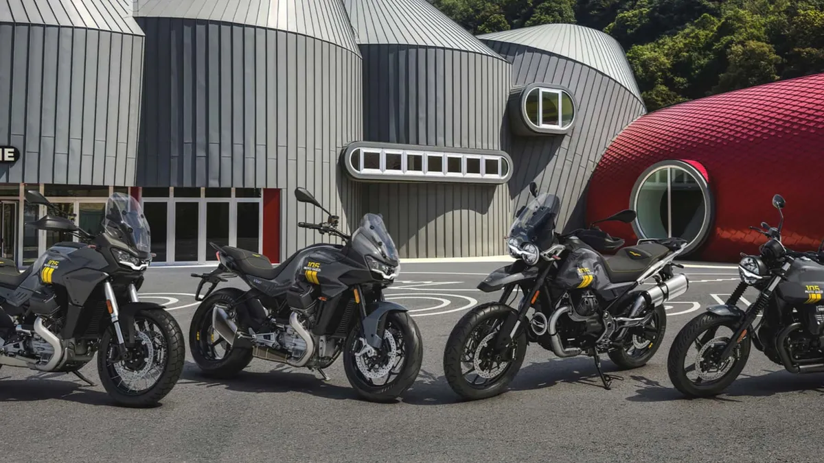 Moto Guzzi отмечает 105-летие юбилейной серией с особым окрасом — фото 4