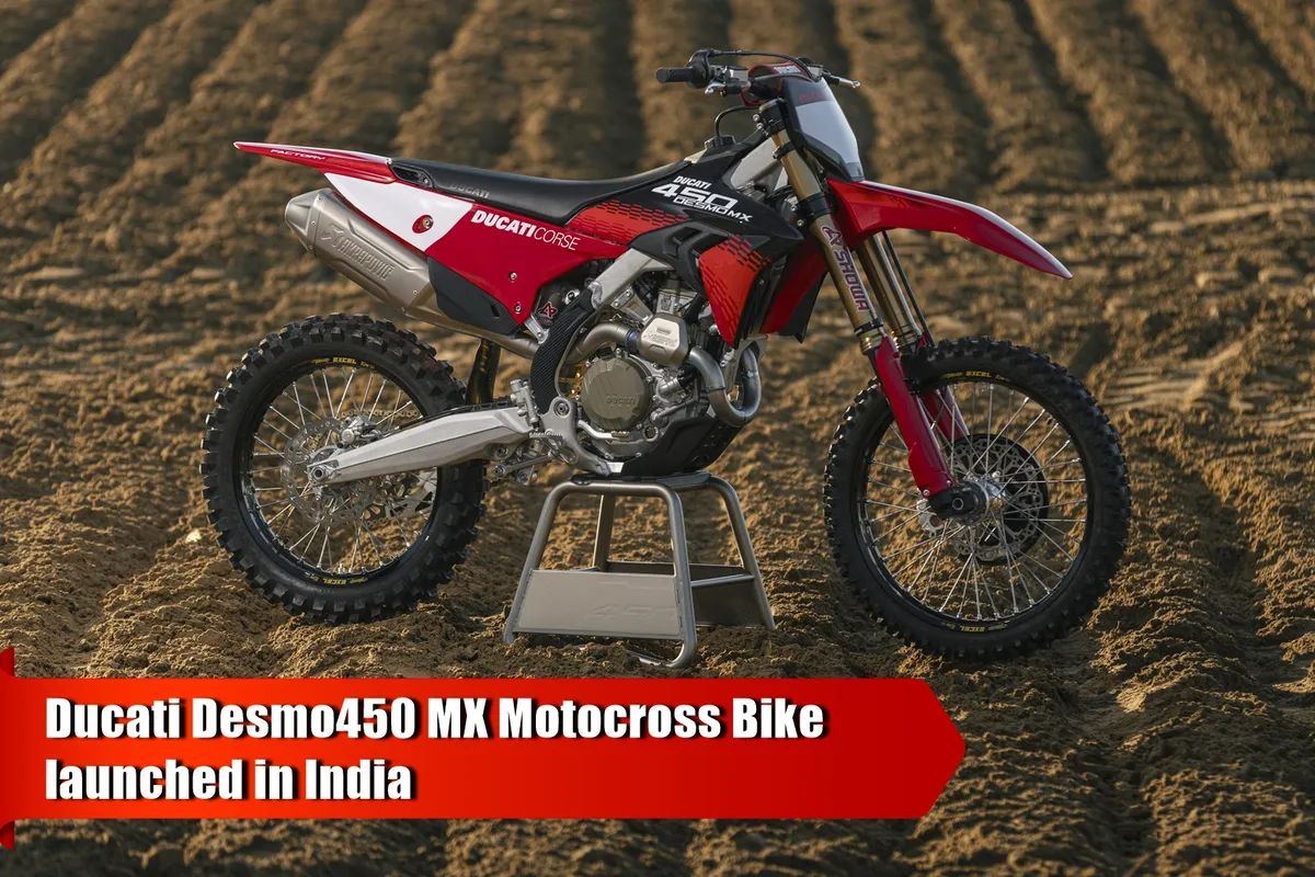 Представлен новый Ducati Desmo450 MX — первый в истории мотоцикл для мотокросса от Ducati в Индии