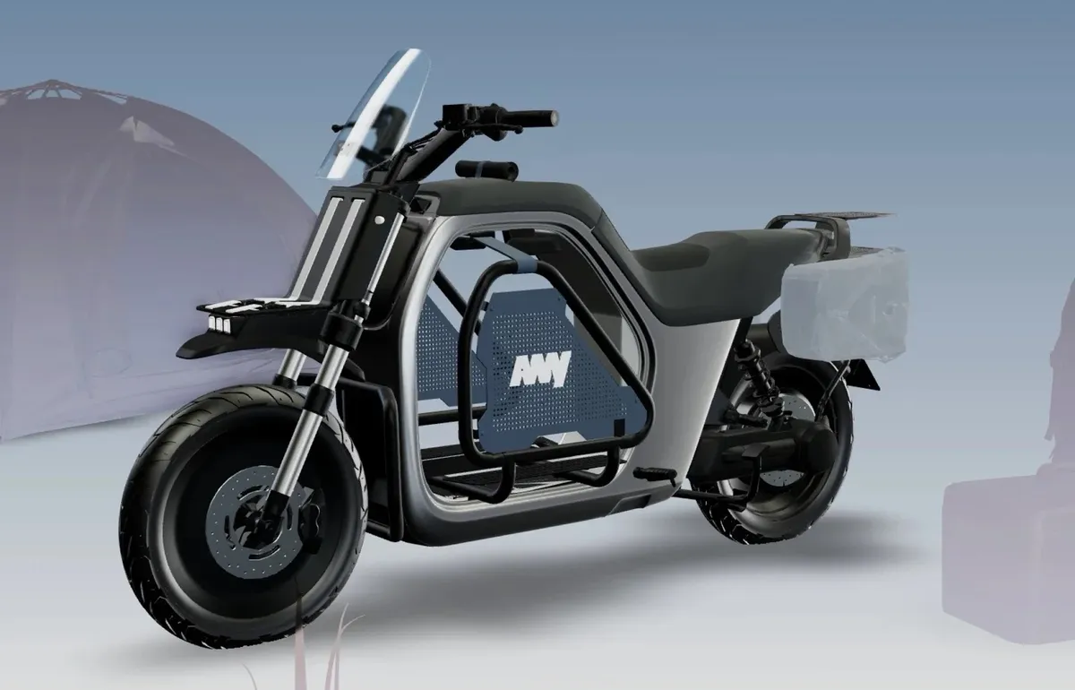 Any Mobility представила электрический грузовой мотоцикл LUV1 — фото 2