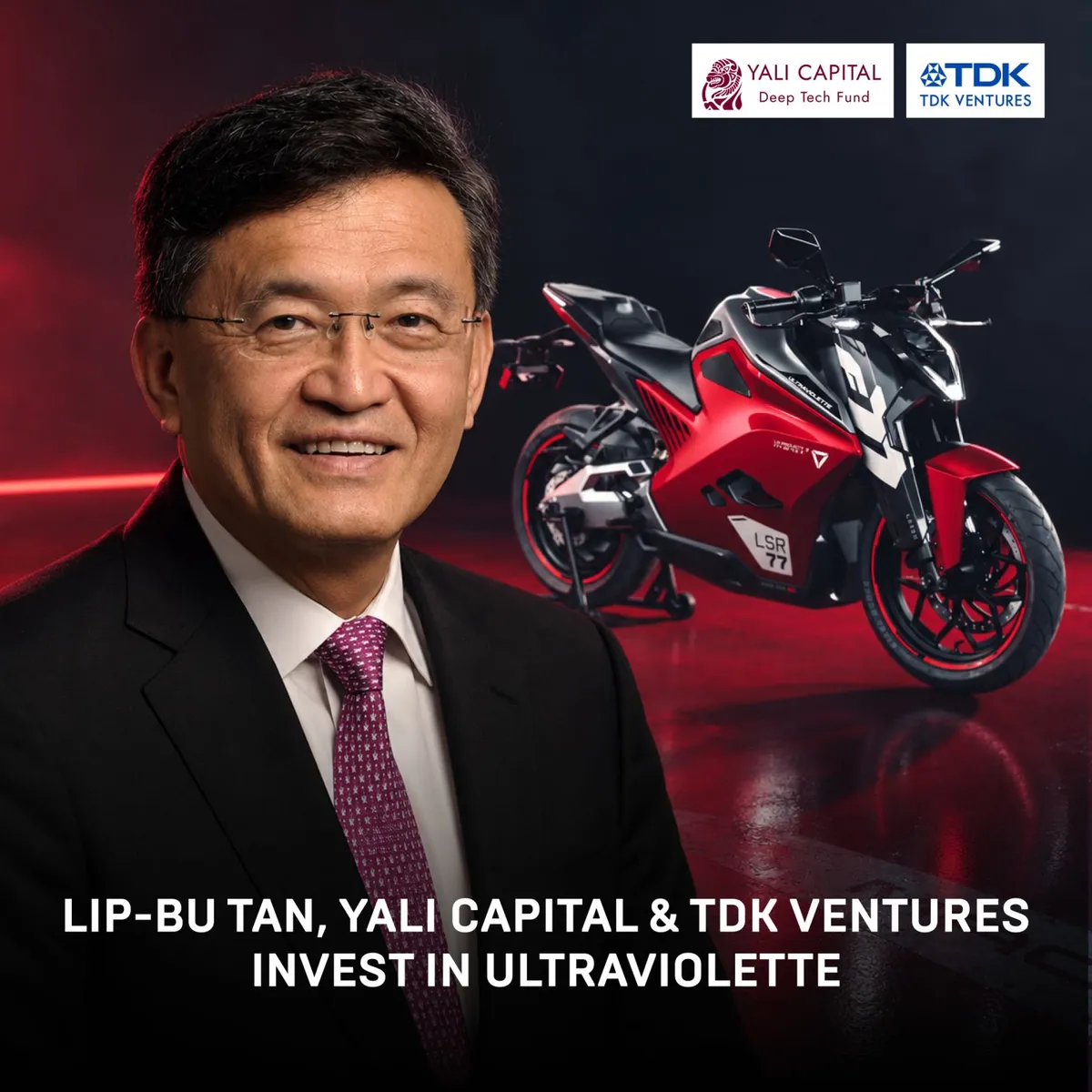Lip-Bu Tan, Yali Capital и TDK Ventures инвестируют в Ultraviolette