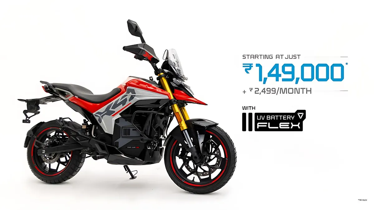 Приобретите Ultraviolette X-47 Crossover всего за ₹1,49 лакха: знакомьтесь с новой программой BaaS «Battery Flex»