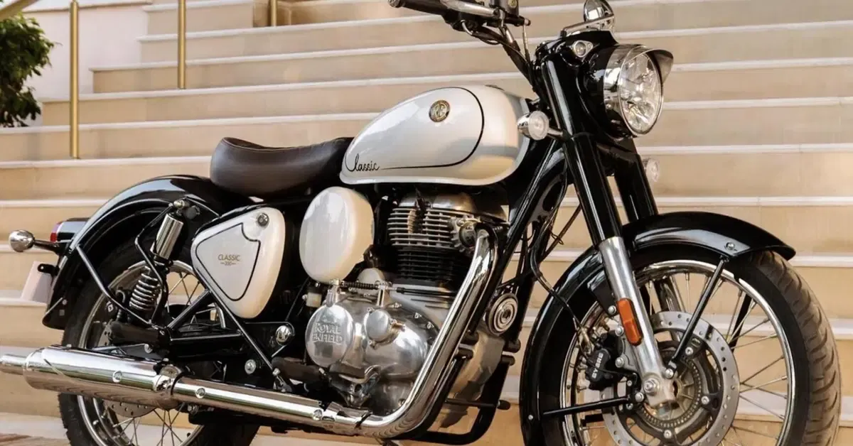 Royal Enfield представила Classic 350 Signature White Edition