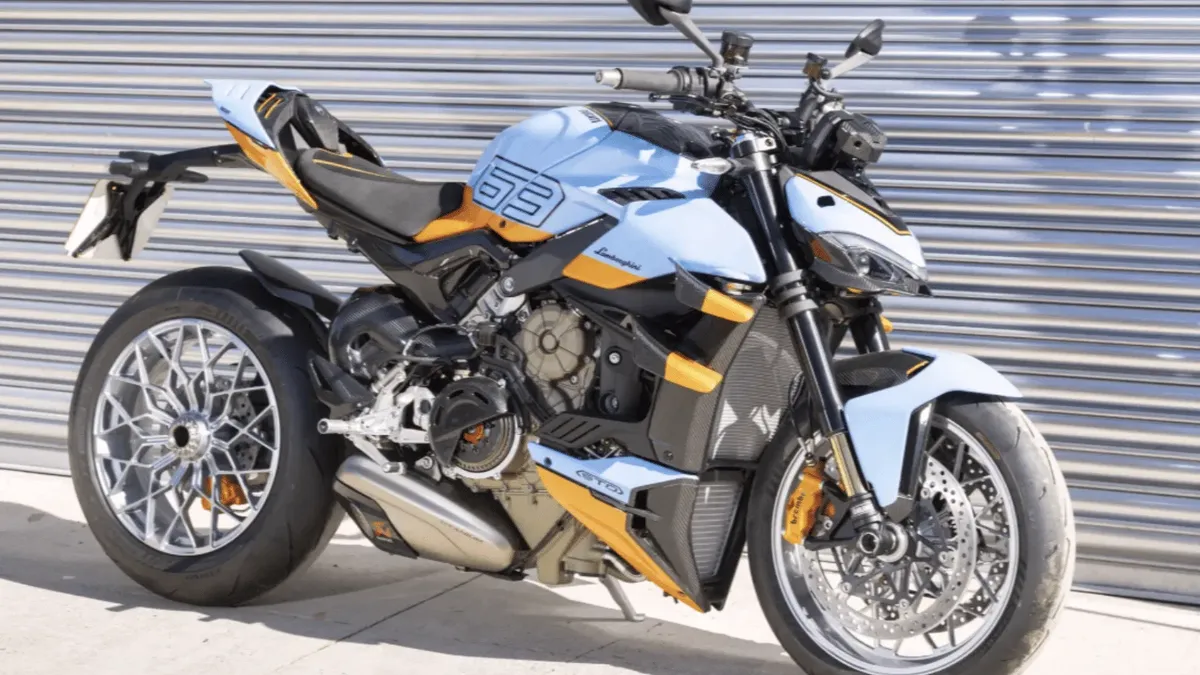 Уникальный Ducati Streetfighter V4 Lamborghini Speciale Clienti с нулевым пробегом уйдет с молотка на аукционе