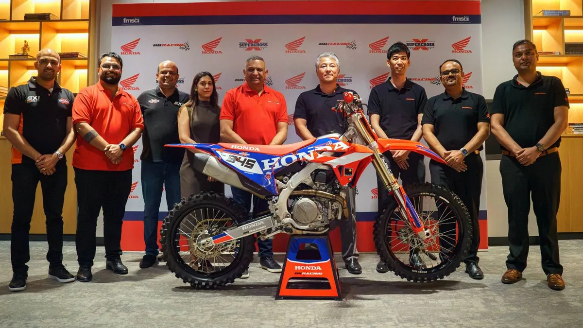 Honda Motorcycle & Scooter India стала титульным спонсором BB Racing в Indian Supercross Racing League сезона 3