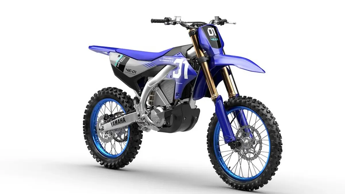 Yamaha YE-01: электрический мотоцикл для кросса выйдет на трассу MXoN 2026