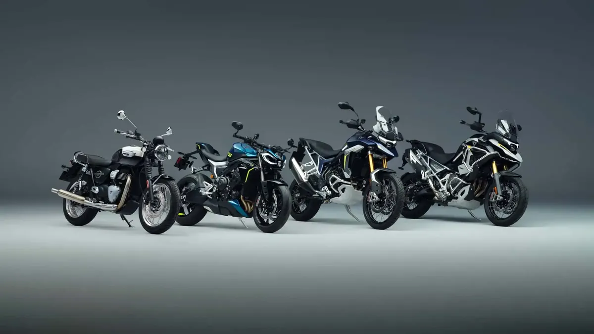 Triumph представил линейку 2027 года: Street Triple 798 с двигателем Moto2, обновленные Tiger и новая Bonneville T40