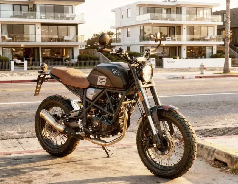 Lidl в Германии предлагает купить мотоцикл Prike PXS 125 Scrambler в супермаркете — фото 3