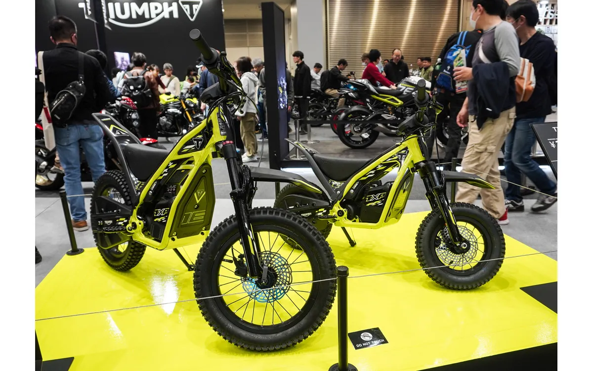 Triumph представляет премиальные детские электромоторы TXP на Tokyo Motorcycle Show 2026 — фото 2