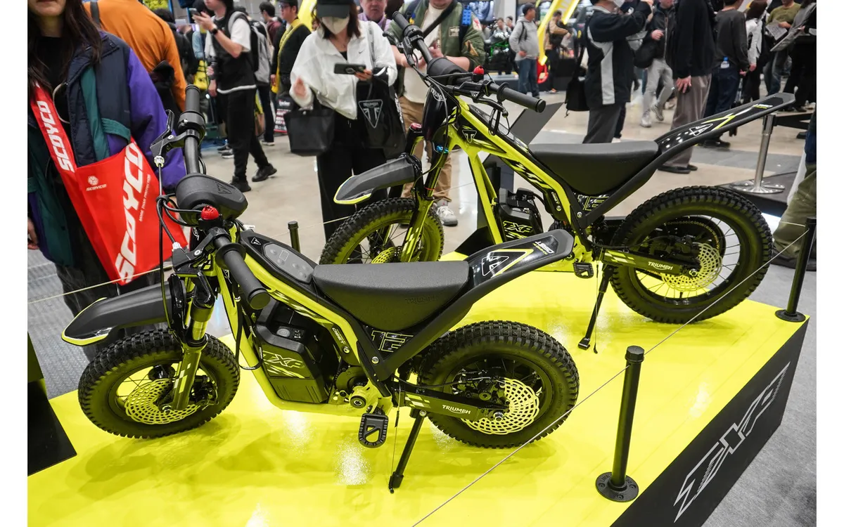 Triumph представляет премиальные детские электромоторы TXP на Tokyo Motorcycle Show 2026