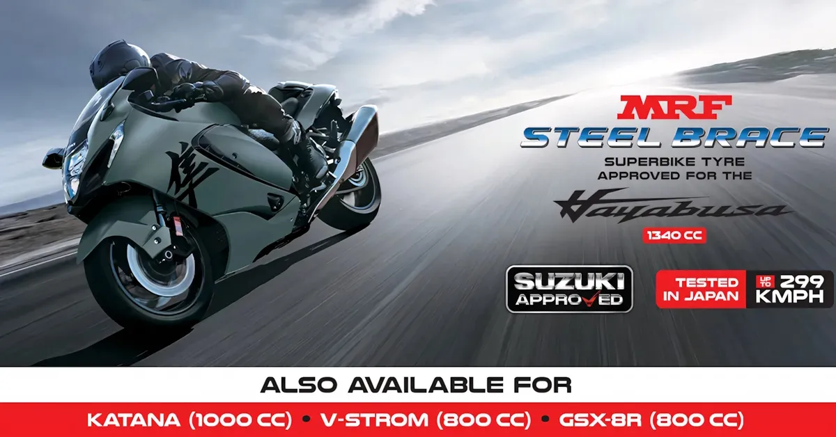 MRF представила супербайк-шины Steel Brace SP-01 в Индии