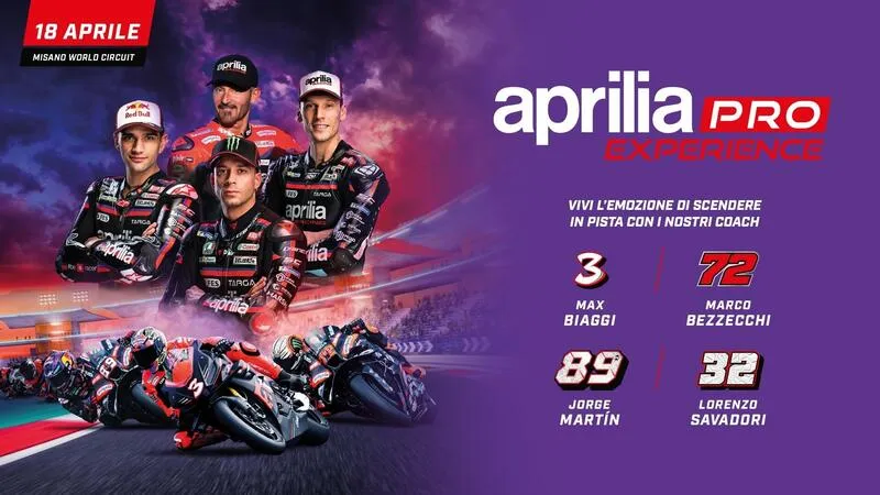 Aprilia Pro Experience: уникальный мастер-класс от легенд мирового мотогоночного спорта — фото 3