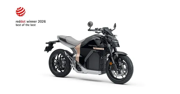 Электромотоцикл Honda WN7 и мобильный робот UNI-ONE удостоены высшей награды Red Dot — Best of the Best