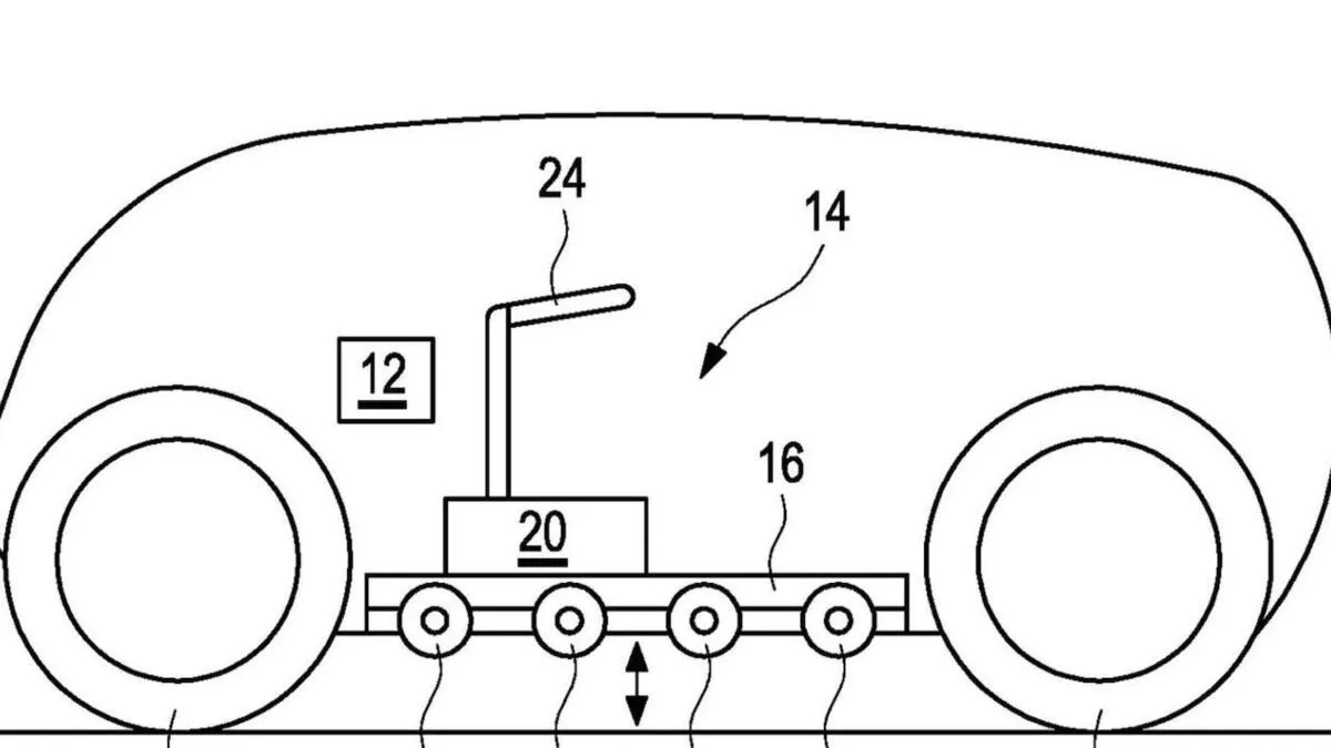 BMW запатентовала концепцию мотоцикла с закрытым корпусом