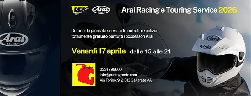 Arai Racing & Touring Service в Punto G Moto — фото 2