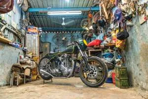 Triumph 3HW от Garage Built Motorcycles