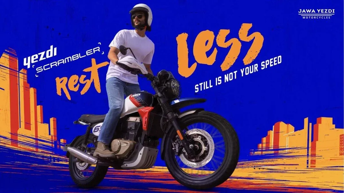 Новое поколение Yezdi Scrambler 350: обновленный двигатель Katar, усиленная рама и дерзкий дизайн