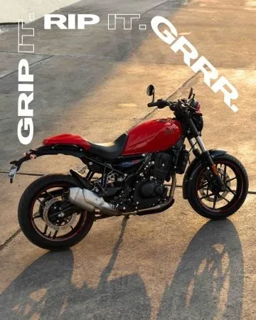 Скремблер становится спортивным: Royal Enfield Guerrilla 450 APEX — фото 2