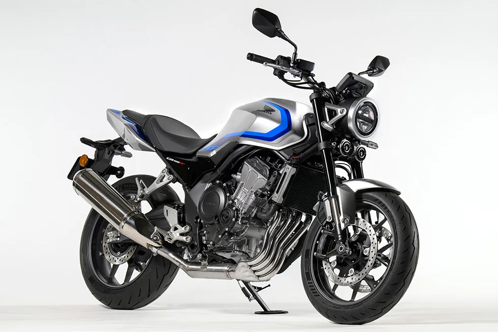 Новые концепты Honda CB400 Super Four и CBR400R Four с системой E-Clutch представлены на выставке в Осаке